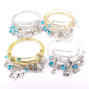 5 pièces ensemble de bracelets fil Bracelets pour femmes filles bijoux mer vie animaux breloques bracelets manchette bijoux C045 Q0719