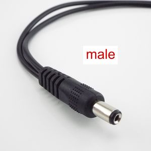 5pcs DC 1 Cable de divisor de potencia de energía femenina a 2 2.1*5.5 mm para CCTV Camera Seguridad DVR DVR LED Strip