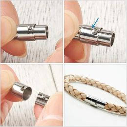 5pcs Bracelet magnétique Bracelet Cordeau de cordon Bouchons de terr