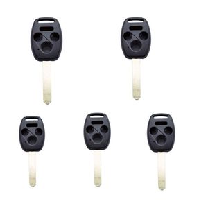 5 pièces de remplacement à distance porte-clés Fob 4 boutons coque de clé de voiture pour 2006 2007 2008 2009 Honda Accord CR-V Ridgeline Civic183Z