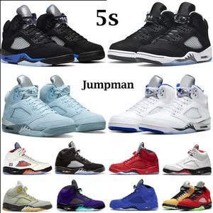 5s zapatos de baloncesto para hombres deportes Alternate Fire Red Black Metallic Tongue Ice Blue Jade Horizon Island Green para hombre zapatillas de deporte para mujer entrenadores deportivos al aire libre nosotros 7-13