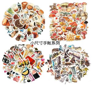 5set200pcs Caxe Mushroom Baking Packaging Stickers Luggage Notebook Cosmetics Lipstick Stickers8690903