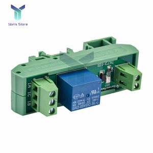 Module de relais 5V 12V 1 canal avec montage DIN Mount SRD-05VDC-SL-C SRD-12VDC-SL-C 10A 250VAC Relais PNP NPN compatible 1NO 1NC