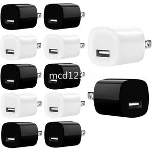 5V 1A US Ac maison voyage chargeur mural adaptateur de prise pour iphone samsung htc xiaomi blanc noir chargeurs de téléphone de haute qualité M1