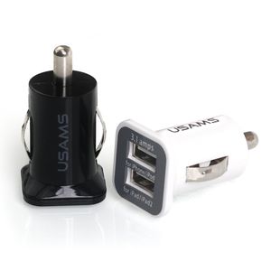 5V 3.1A Dual USB Car Charger 2Ports Power Adapter Charge rapide pour tous les téléphones intelligents
