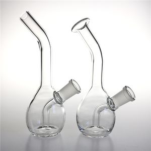 6 pouces en verre poignée d'oeuf pot bang avec narguilé 14mm femelle épais pyrex recycleur plates-formes pétrolières bongs plat mois droit pour fumer des conduites d'eau