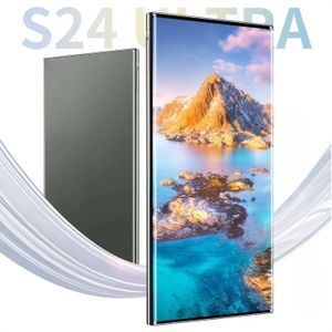 6,8 pouces S24 S23 Ultra Téléphone 5G octa-core 6 Go 512 Go tactile Écran tactile Face ID Smartphone déverrouillé 13MP CAMERIE HD Affichage GPS 1TB Téléphone Vidéo English Play Email Global