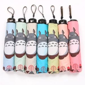 6 couleurs anime mon voisin totoro mignon parapluie pliant de la collection de cosplay y200324