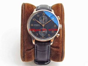 6 couleurs Luxury Top Quality Watch Z.F Factory Best V2 Sélection de version Portugais Chronograph Swiss 7750 Automatic Diving Mens Watches