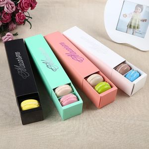 Emballage Macaron 6 couleurs, boîtes en papier Laser pour cadeaux de bonbons de mariage, boîte à chocolats/boîte à biscuits à 6 grilles