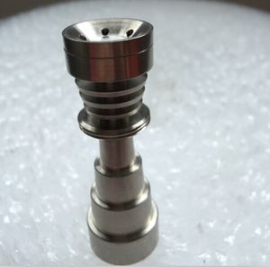 6 en 1 Universal Domeless Titanium Nail Titanium GR2 Nails 10mm 14mm 18mm Verre Bong Pipe À Eau 6-en-1 Titanium Dab Nail Dab Rig