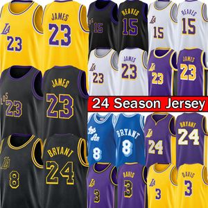 Los„Angeles„Lakers„Jersey 6 23 LeBron„James„Russell 0 Westbrook Carmelo 7 Anthony 3 Davis Basketball Jersey 75th Anniversary Shirt 24 Bryant„Retro