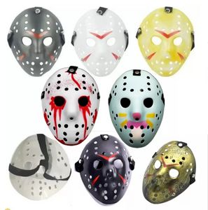 6 Masques de mascarade complets de style Jason Cosplay Masque de crâne Jason vs Friday Horror Hockey Halloween Costume Scary Festival Party P1128