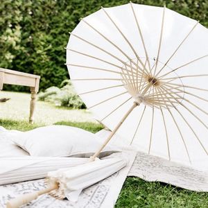 60/80cm Wedding Party DIY Women out door Umbrella Dance Umbrella Decorative Umbrella Oil Paper Umbrella Children's Drawing Doodles wedding stage 981