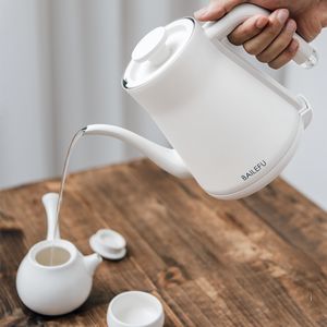 600ml Household Eelctric Kettle 304 Stainless Steel Electirc Coffee Tea Pot Insulable Fast Heating Water Boiler