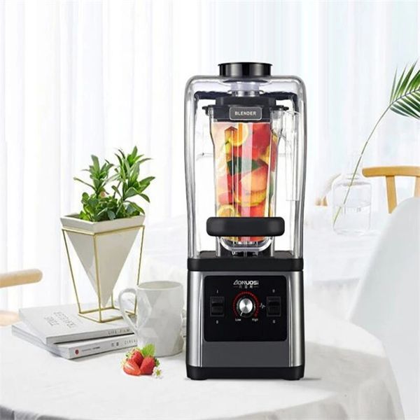1.6L 110V/240V 1600W Blender Smoothie Maker Low Noise 3 Gear Speeds Food Mixers Ice Crusher Juicer for Commercial Home