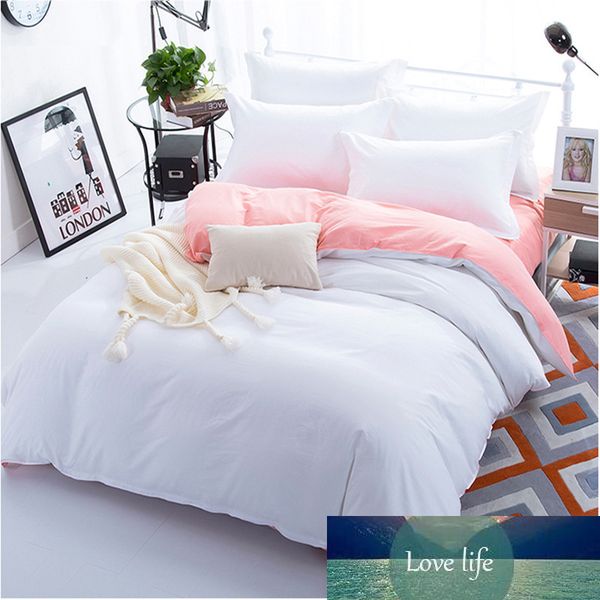 White cotton duvet cover in jade color for children and adults, ideal for bedroom decor without included pillowcases