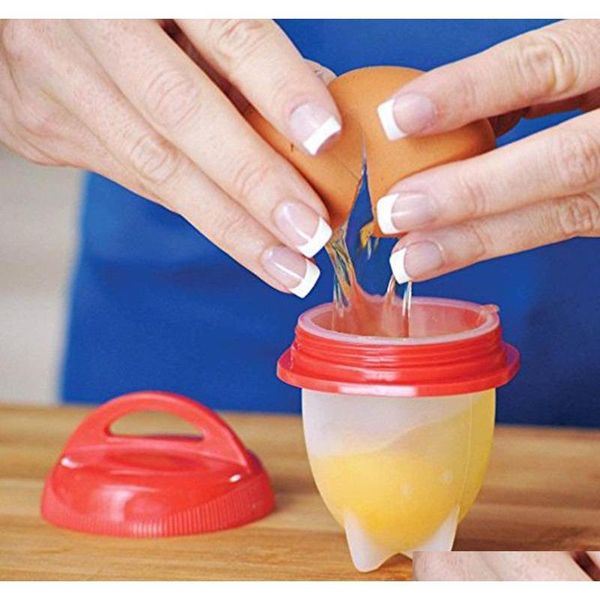 Boilers New Product 6Pcs Set Silicone Cooker Hard Boiled Eggs Without The Shell For Egg Cooking Tools With Retail Box Qd5Qf269c S247114 S247