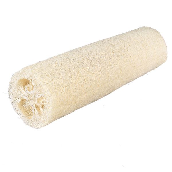 10-inch natural loofah sponge for shower and bath cleaning