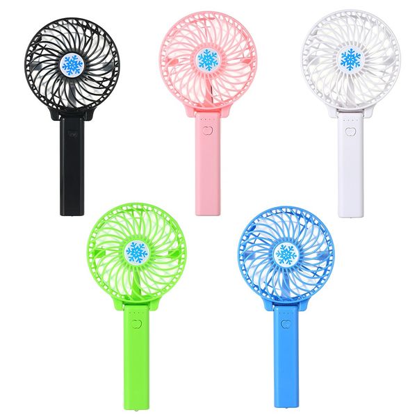 Mini Portable USB Fan Battery Rechargeable Foldable Handle Cooling Fans Cooler for Outdoor Sports Travel s