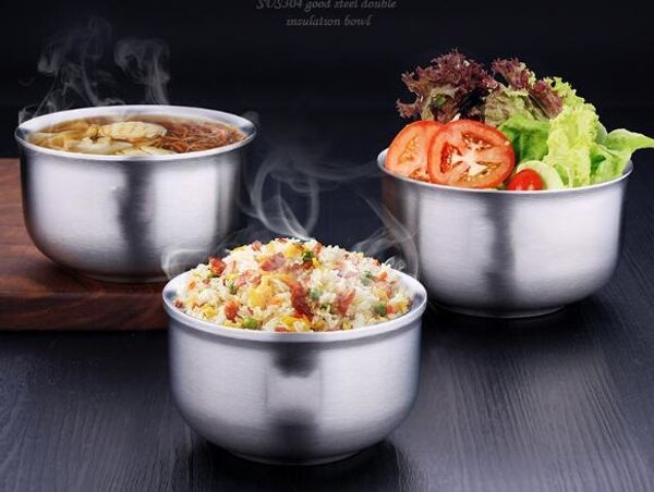 304 Stainless Steel Bowl Heat Insulation and Ironing Double-Layer Soup Bowl Kitchen Utensils Tableware

Rewritten:
Double-layer 304 stainless steel soup bowl with heat insulation for kitchen use