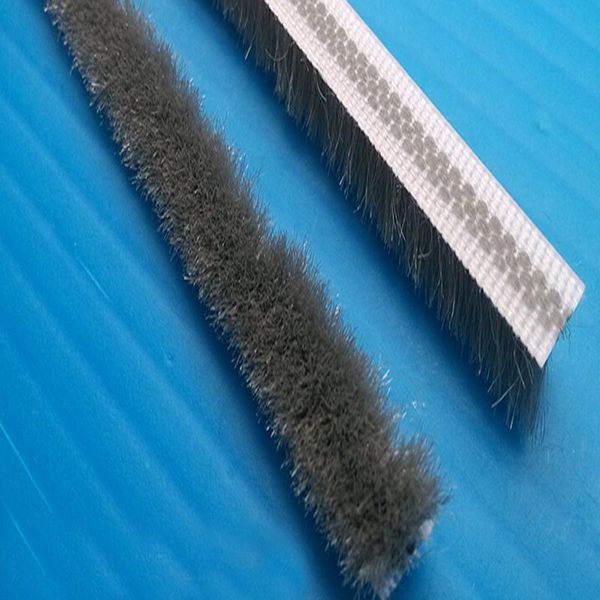 6x6mm aluminum sliding door window brush seal for dustproof weatherstripping and draft exclusion