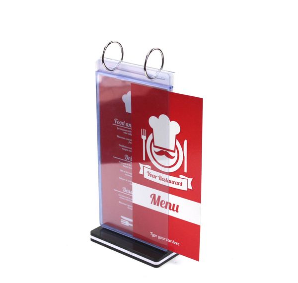 10x20cm menu display stand for food and drink photos