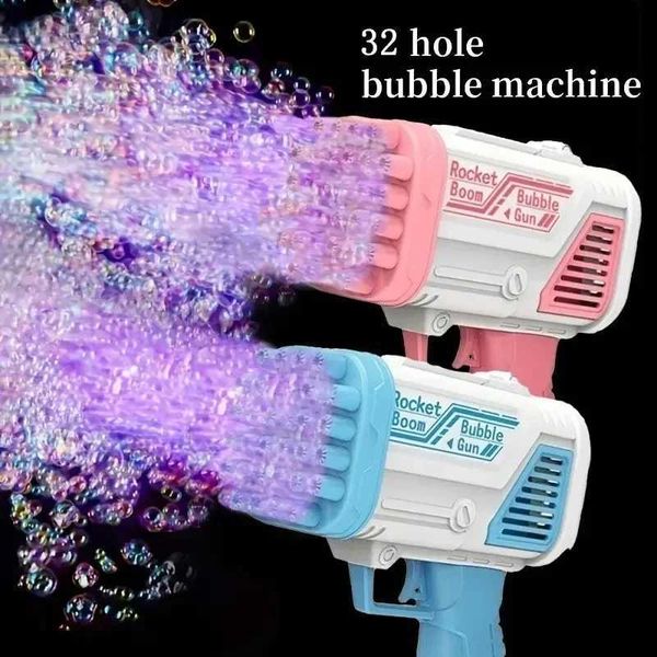 32 hole bubble gun electric bubble blowing outdoor portable outdoor wedding party toy no battery and bubble waterW240902