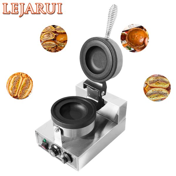 Ufo Hamburger Maker Ice Cream Burger Machine 110V 220V Gelato Panini Press Semlor Paczki Krapfen Baker