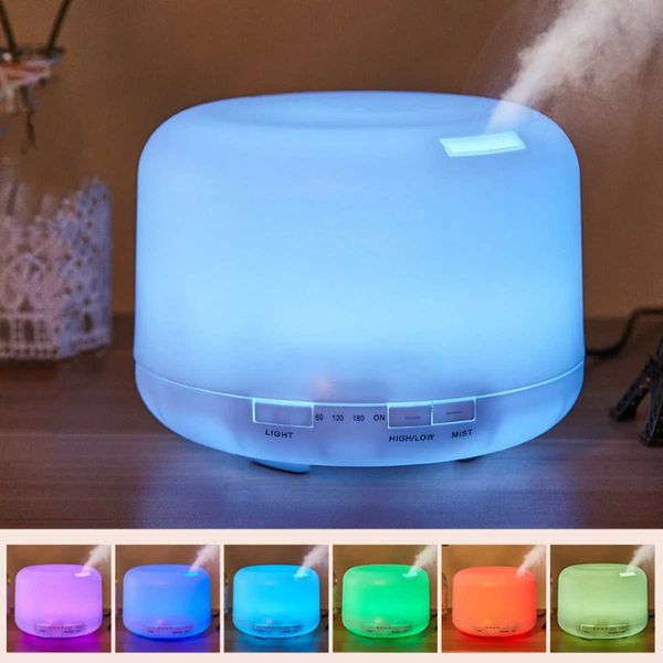 500ML air humidifier essential oil diffuser aromatic diffuser with color night light USB humidifier mini size humidifier Y240926
