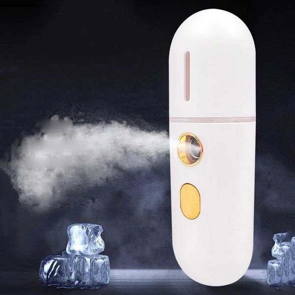 Facial moisturizing spray USB charging moisturizing spray handheld mini humidifier facial mask skin beauty care tool Y240926