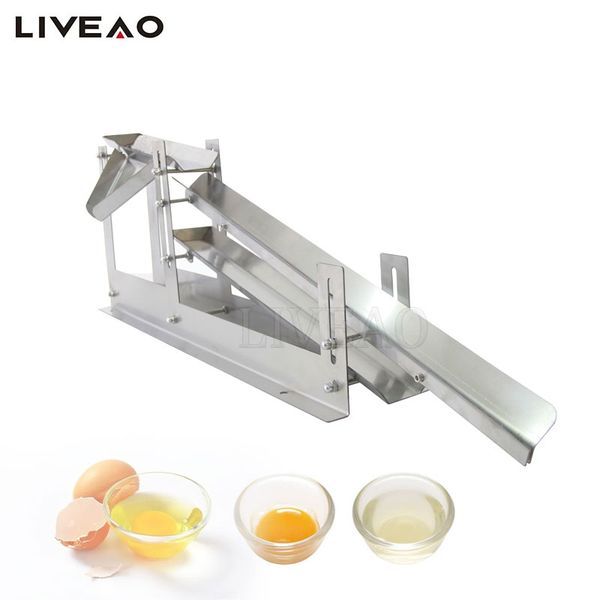 Efficiency Egg Cracking Yolk Separator For Bakery Shop Separate The Egg White Yellow For Egg Liquid Processing