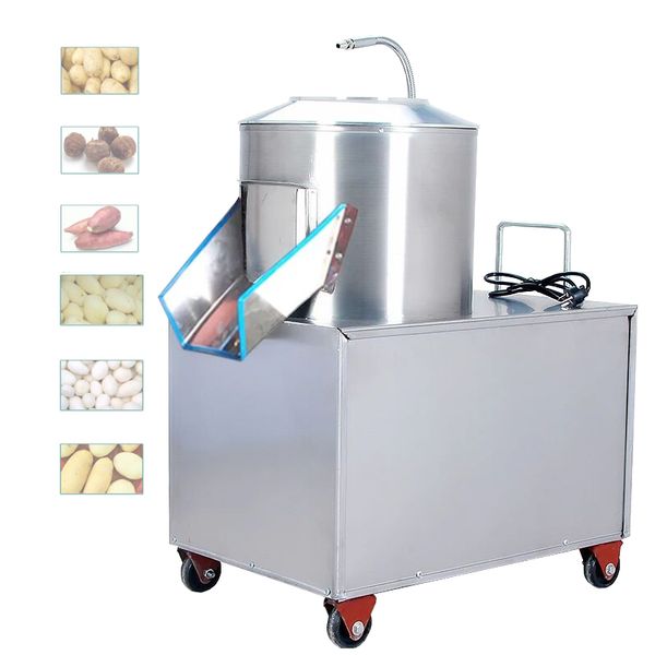 Potato Peeling Machine Commercial Peeler 220V Potato Cleaning Machine