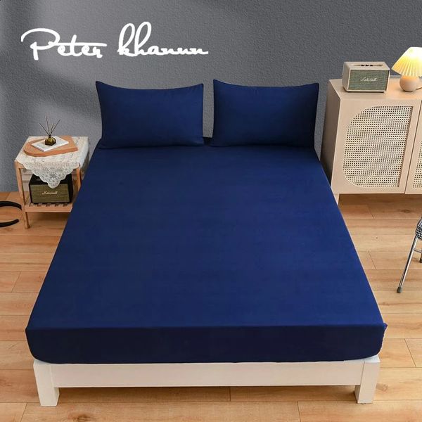 Peter Khanun bedding set featuring a brushed polyester cover and 12-inch deep pocket, plus two pillowcases