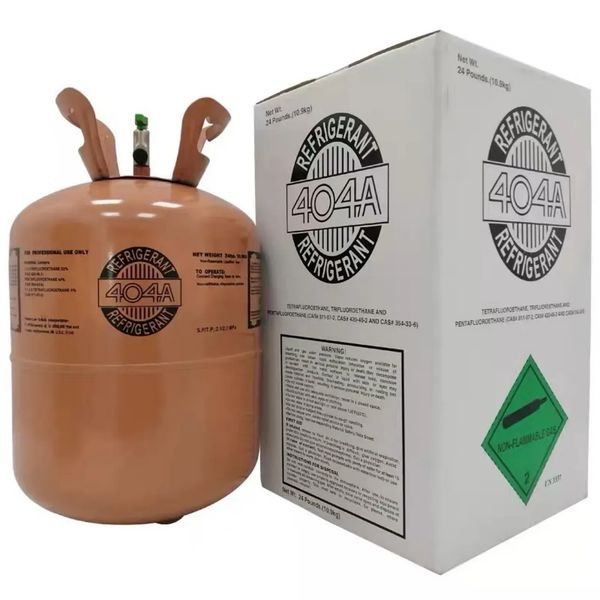 Freon Steel Cylinder Packaging R404A 30Lb Tank Refrigerant For Air Ship Conditioners