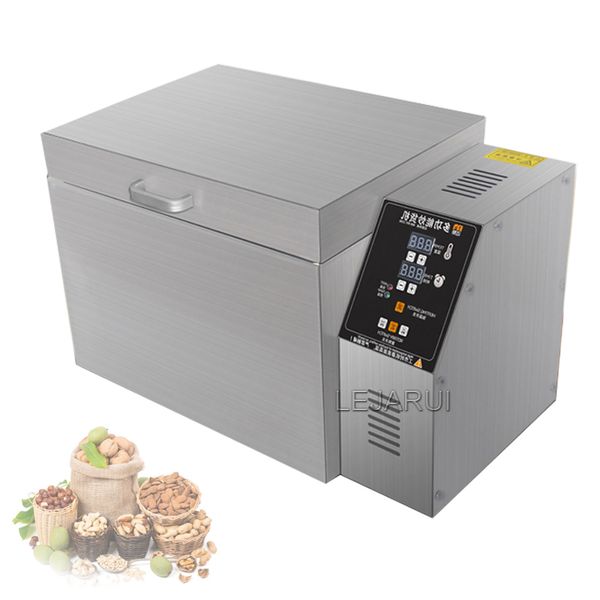 Electric Small Drying Peanut Nut Roasting Frying Machine Commercial Beans Sesame Grains Roaster