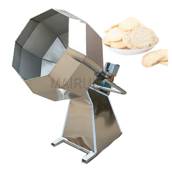 Multi-purpose automatic octagonal seasoning mixer for snacks