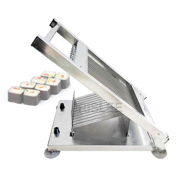 Manual sushi roll cutter for efficient sushi preparation