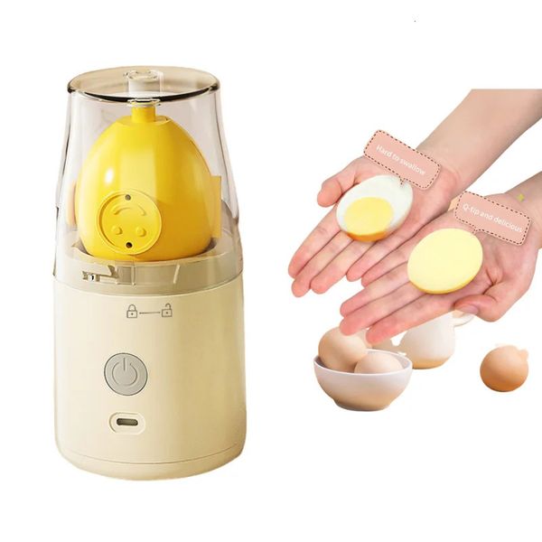 Electric Egg Shaker Yolk Mixer Usb Rechargeable Automatic Beater Rotary Cooking Baking Tools Kitchen Accessories y240307