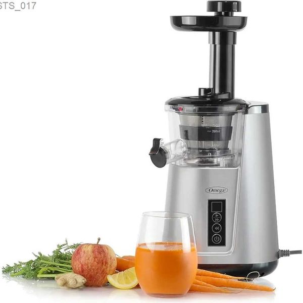 Juicers JC3000SV13 vertical tube juicer 65 RPM compact cold press juicer 150 W silver colorL2403