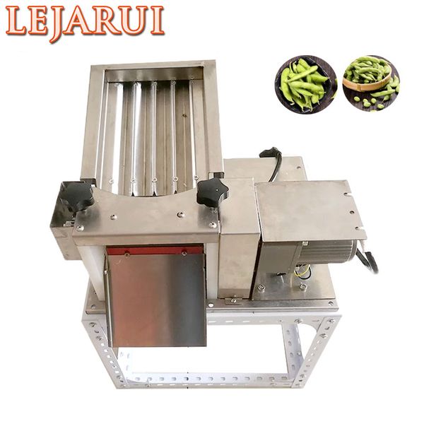 Pea shelling machine for fresh edamame and soybean dehulling and threshing