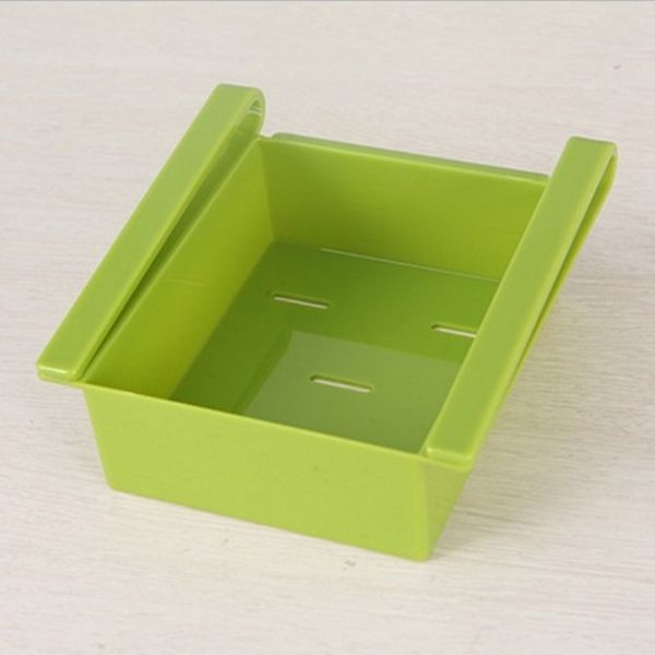 Newest space-saving pull-out drawer organizer for fridge and freezer storage