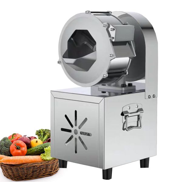 Commercial electric dicer machine for industrial fruit and vegetable processing