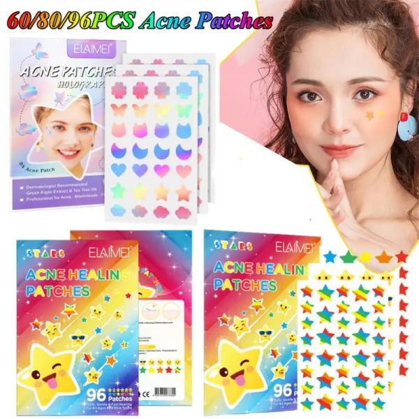 60/84/96PCS Anti-Acne Patches Tea Tree Acne Removing Sticker Hydrocolloid Face Pimple Spot Acne Removal Patches Skin Care Tools