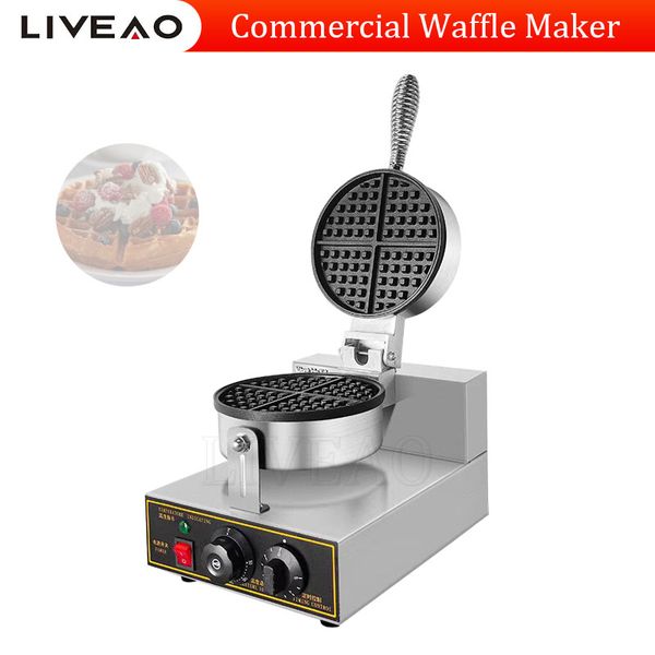 Waffle Irons Stainless Steel Waffle Maker Non-Stick Electric Chaffle Maker For Commercial