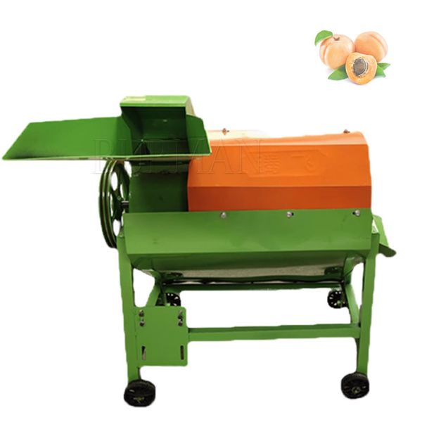 Cherry plum destoning machine with automatic core removal and roller separator