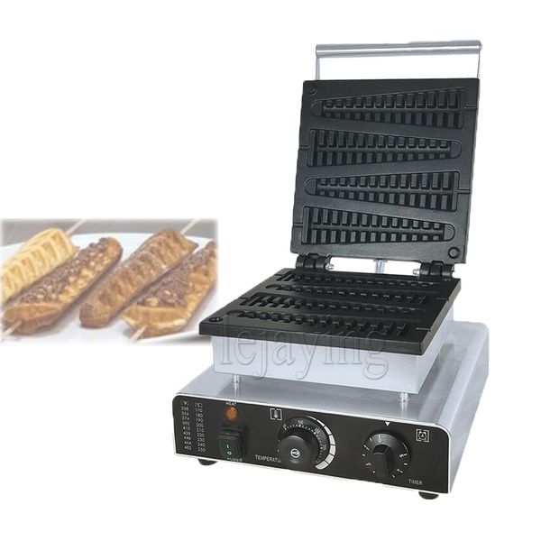 1. "Commercial waffle maker for professional use, featuring a pine tree design"
2. "High-quality electric lolly machine with pine tree waffle molds"
3. "Professional-grade waffle maker with pine tree shapes for commercial kitchens"
4. "Electric lolly press with pine tree patterns for business use"
5. "Commercial-grade pine tree waffle iron for professional food service"