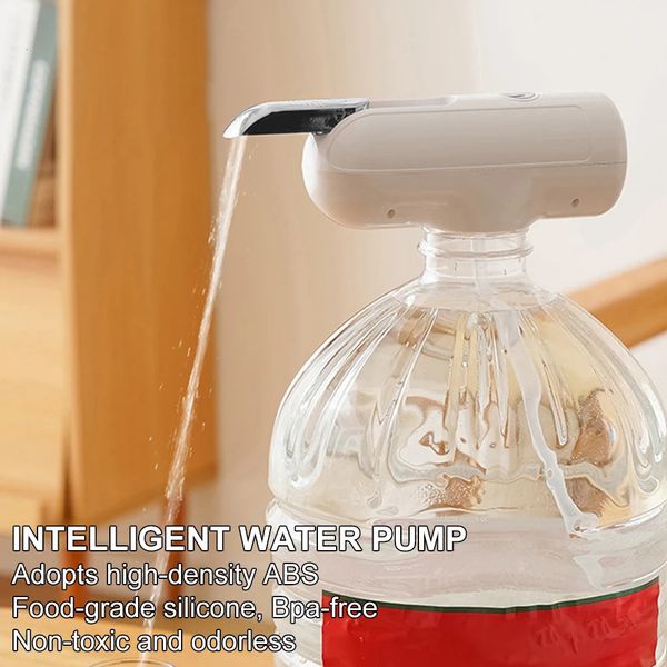Electric Water Bottle Dispenser Retractable Spout USB Charging Pump Portable for Camping 241205