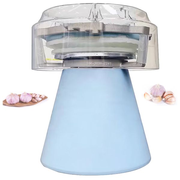 220V garlic clove separator, a compact machine for breaking bulbs and peeling garlic