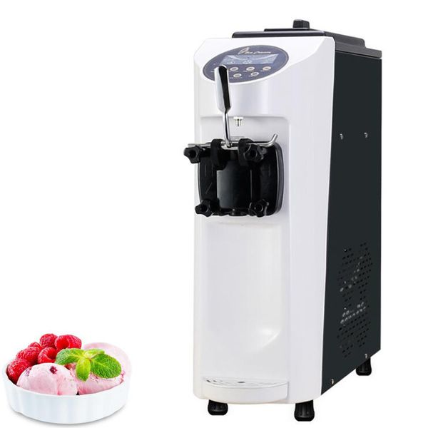 Kitchen Home Tool equipment Countertop Ice Cream Machine Single Flavor Slim Soft Serve Pre Cooling System